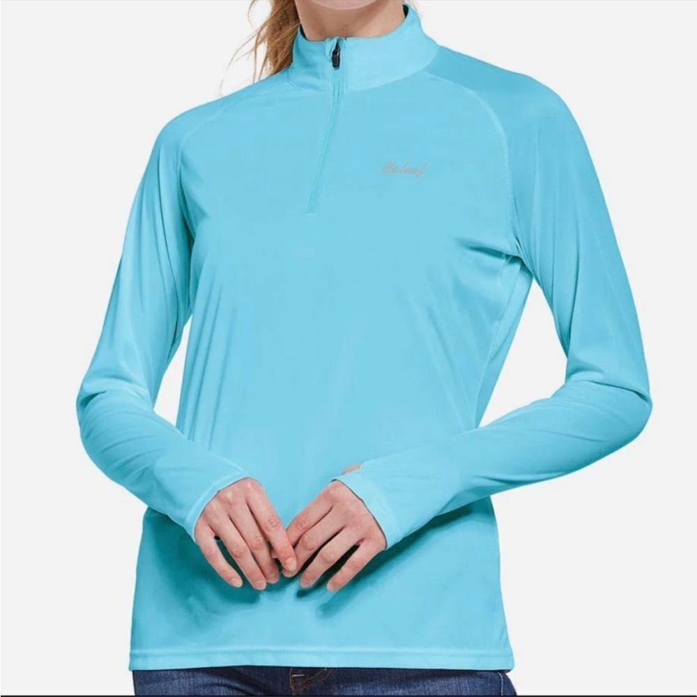 Baleaf Light Blue Quarter Zip Jacket - image 5